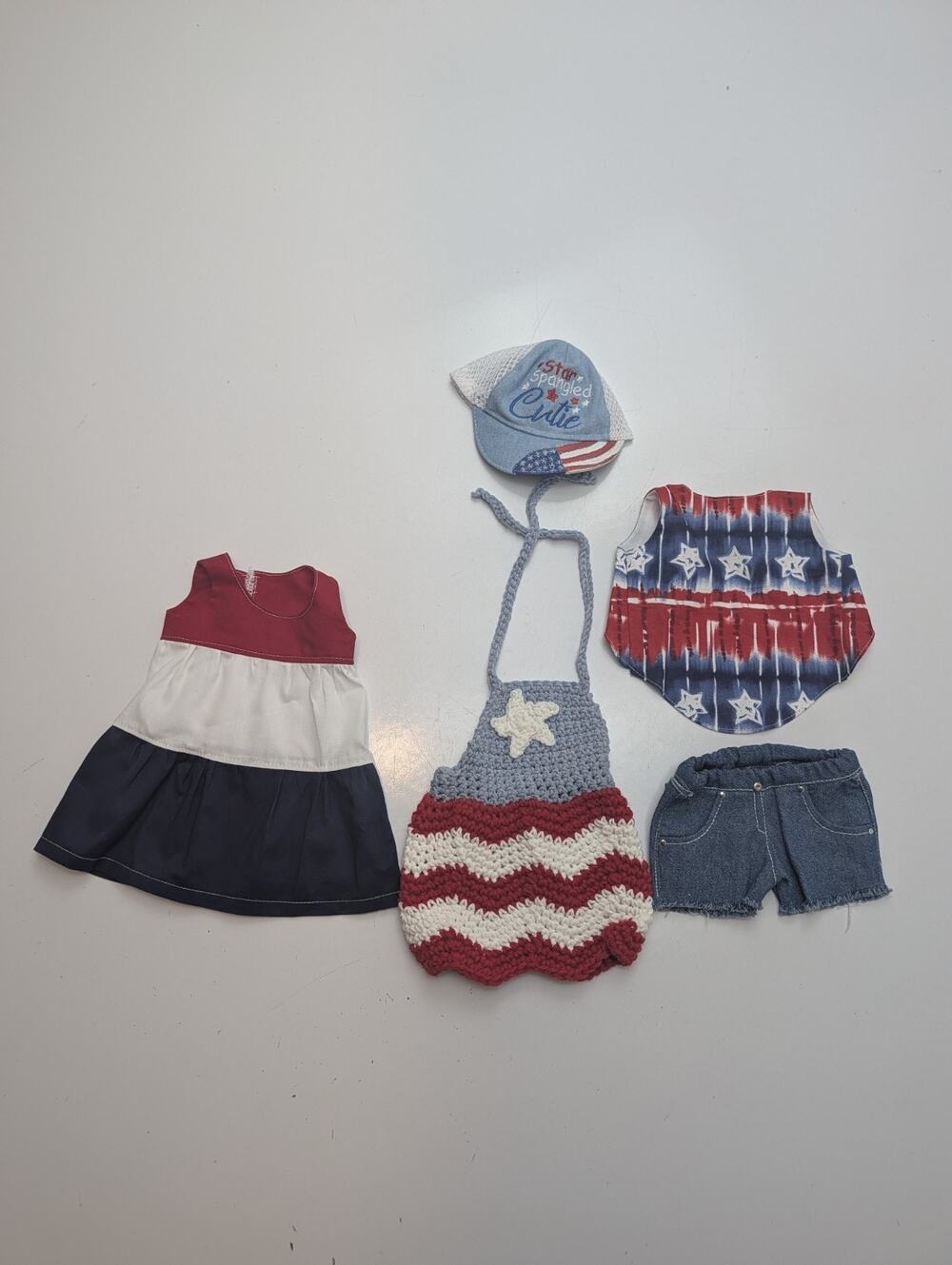 American Girl Outfit Patriotic dress Similar to Addy's 4th of July Cute Summer